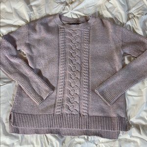 Multiple pastel sweater.